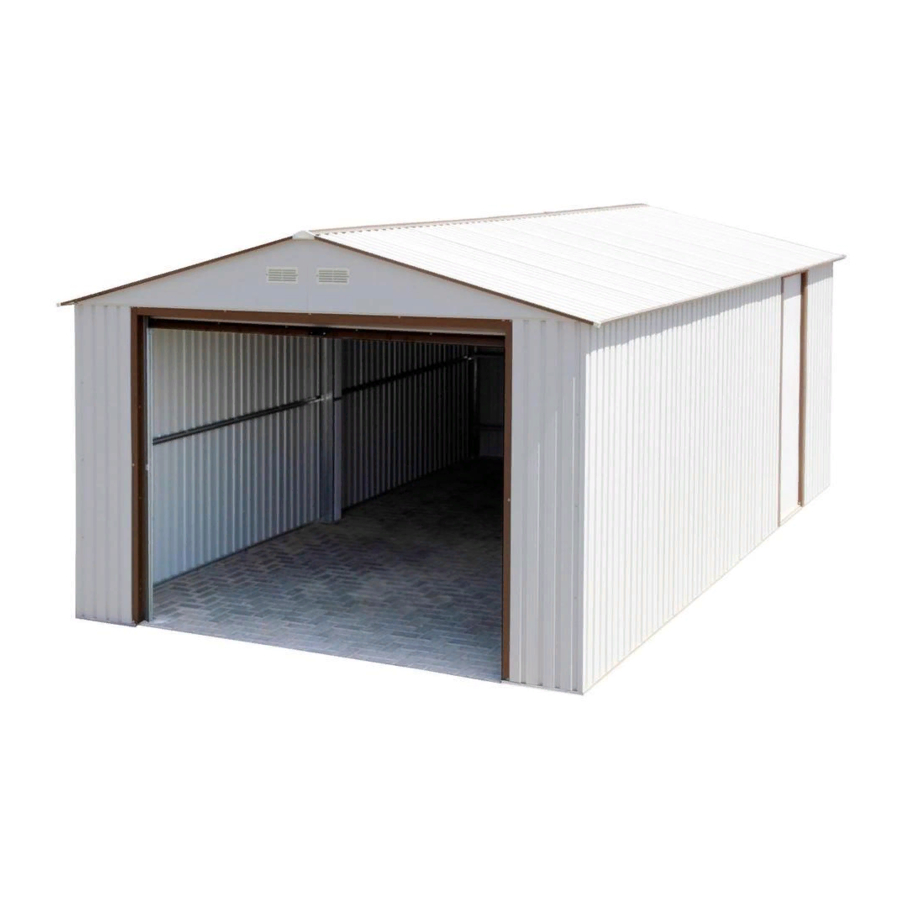 USP DURAMAX 12 Ft x 26 Ft Metal Garage Owner's Manual