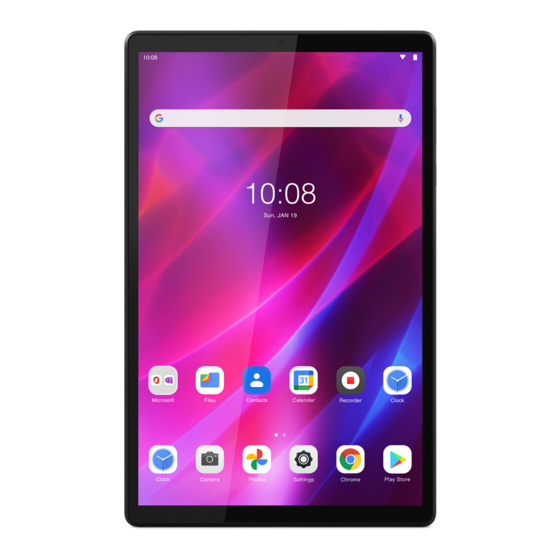 Lenovo Tab K10 User Manual