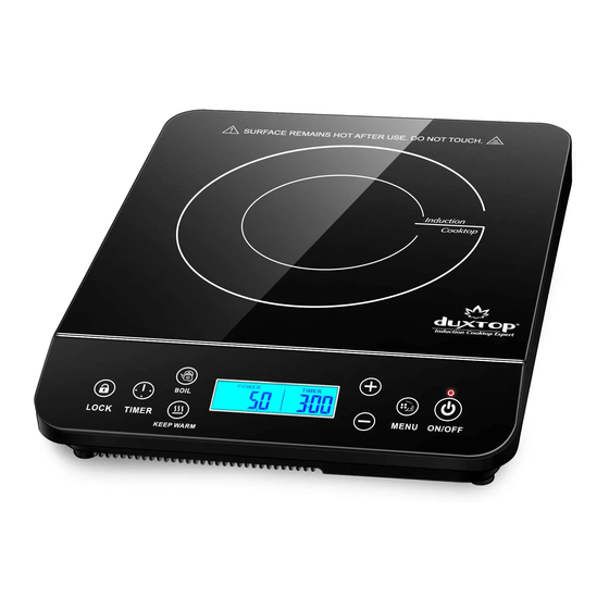 duxtop BT-200DZ Portable Induction Cooktop User Manual