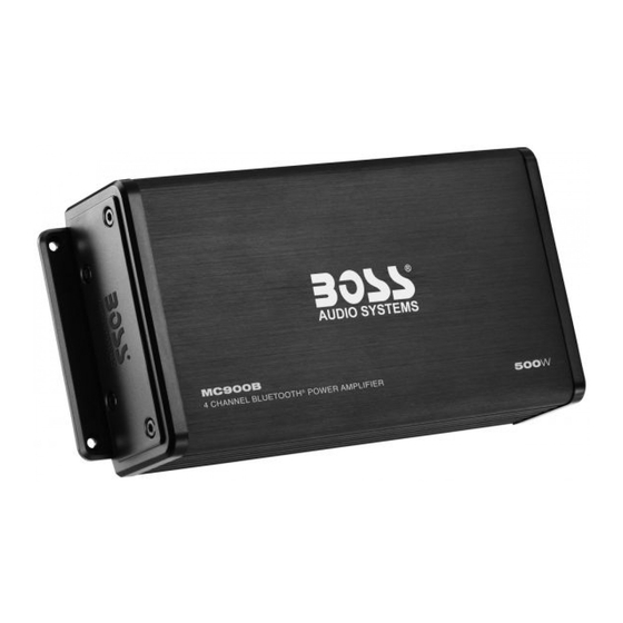 BOSS AUDIO SYSTEMS MC900B USER MANUAL Pdf Download ManualsLib