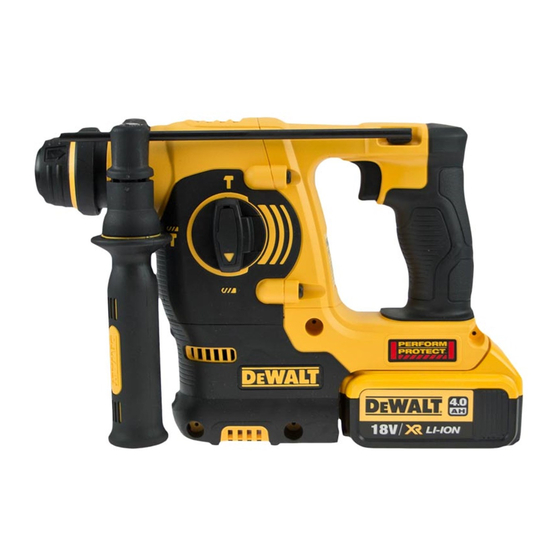 DEWALT DCH253 ORIGINAL INSTRUCTIONS MANUAL Pdf Download | ManualsLib