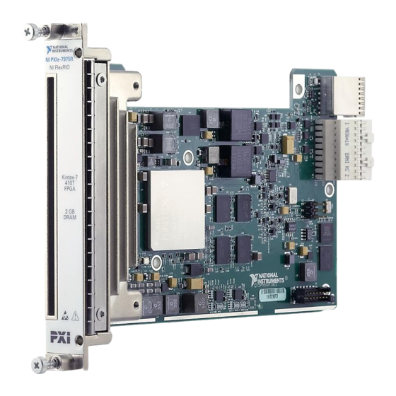 National Instruments FlexRIO PXIe-7975R Getting Started Manual