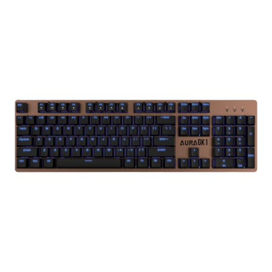 GAMDIAS AURA GK1 Quick Installation Manual