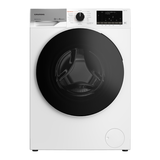 Grundig GDP5104427W Washer Dryer Manuals
