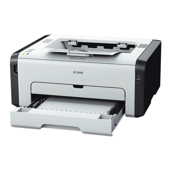 Ricoh SP 201n Operating Instructions Manual