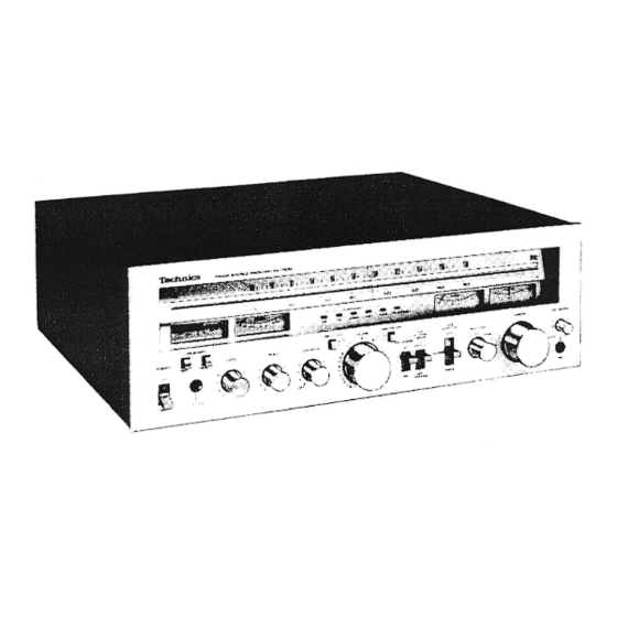Technics SA-T670KFP Service Manual