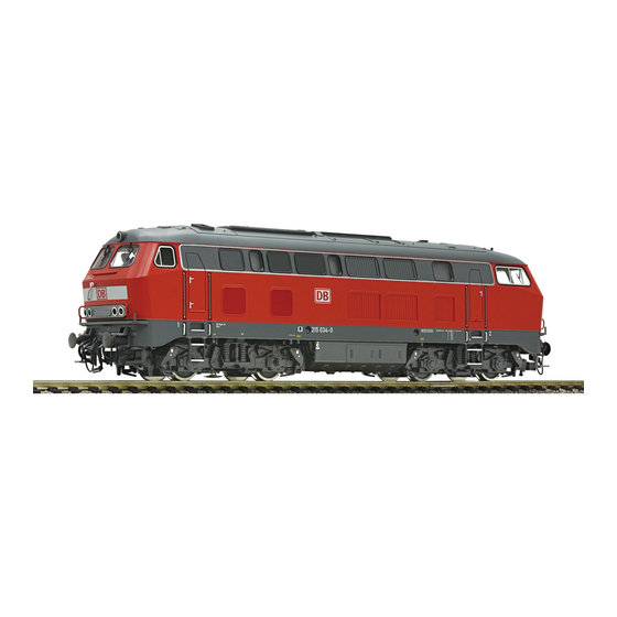 Fleischmann BR 215 Operating Manual