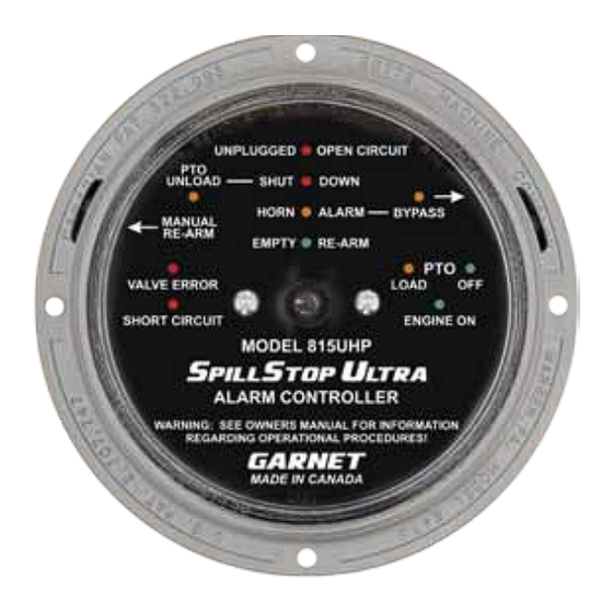 Garnet SPILLSTOP ULTRA 815-UHP User Manual