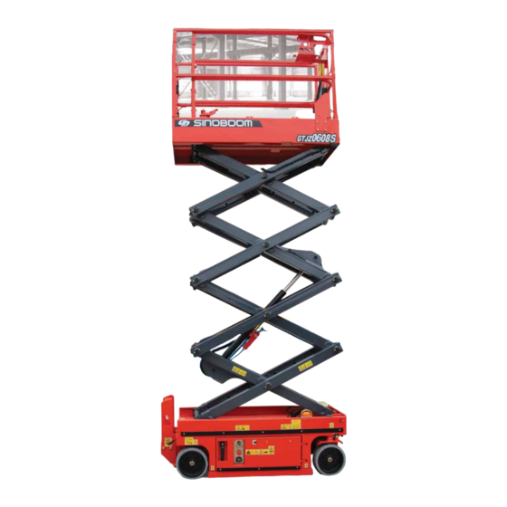 User Manuals: Elevated Access Sinoboom GTJZ1412 Lift