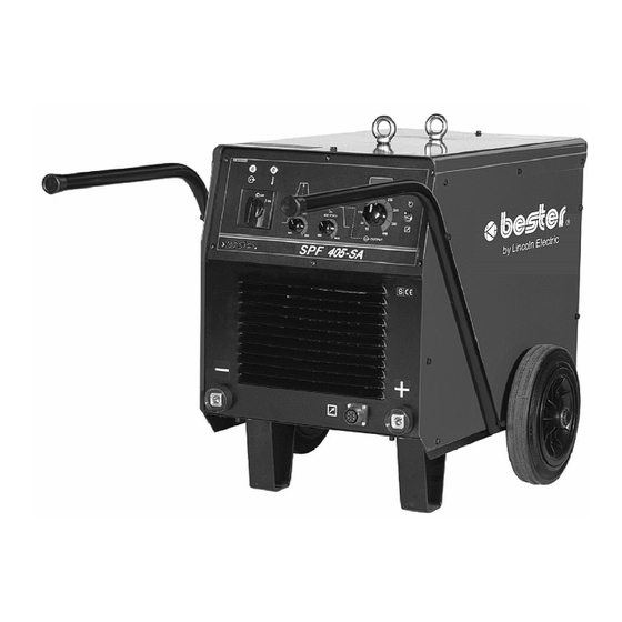 bester SPF 405-SA Operator's Manual
