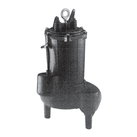 Pentair MYERS WHV-5 Series Installation And Service Manual