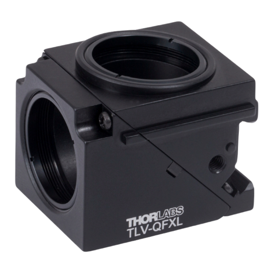 THORLABS TLV-QFXL Manuals