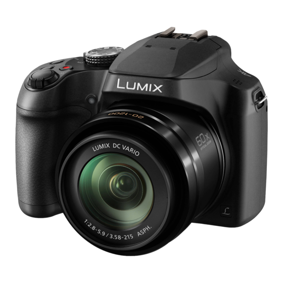 PANASONIC LUMIX DC-FZ80 BASIC OPERATING INSTRUCTIONS MANUAL Pdf ...