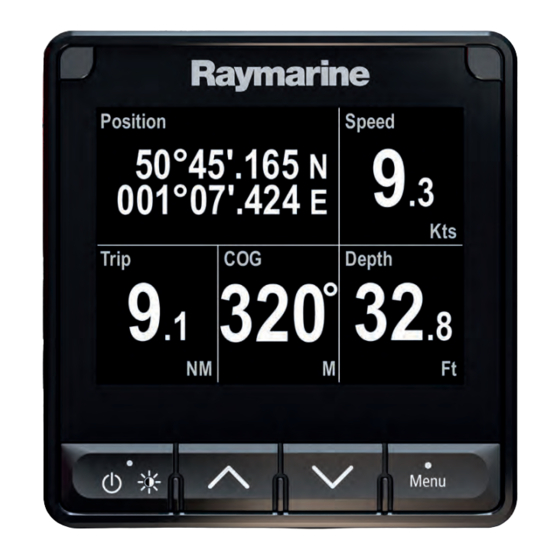 RAYMARINE I70 OPERATION INSTRUCTIONS MANUAL Pdf Download ManualsLib