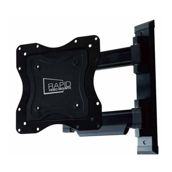 RAPID VIDEO MOUNTS RVM44FM60 INSTRUCTION MANUAL Pdf Download ManualsLib