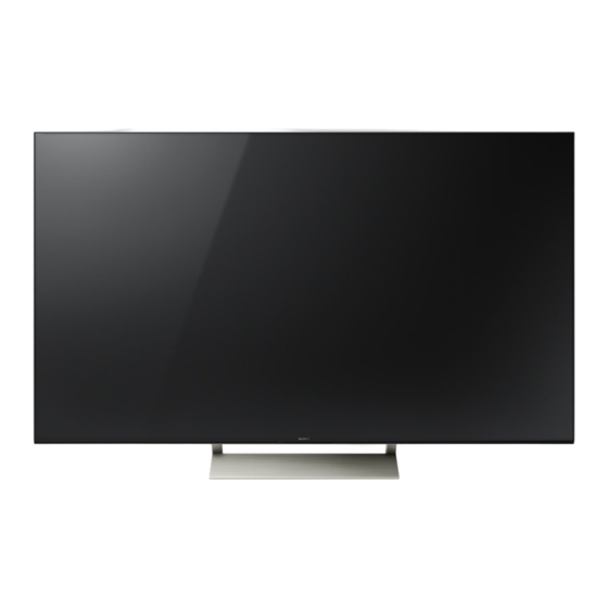 SONY BRAVIA 65X9300E SETUP MANUAL Pdf Download ManualsLib