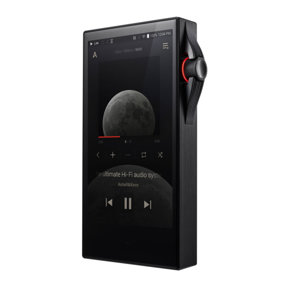 DREAMUS ASTELL&KERN SA700 INSTRUCTION BOOK Pdf Download | ManualsLib