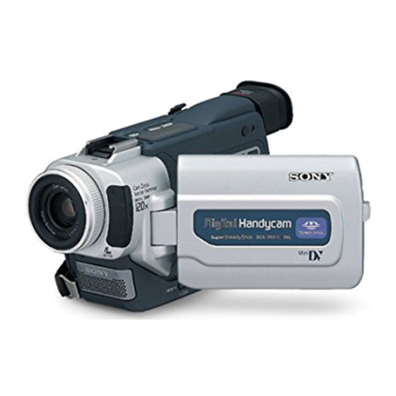 Sony Handycam DCR-TRV17 Service Manual