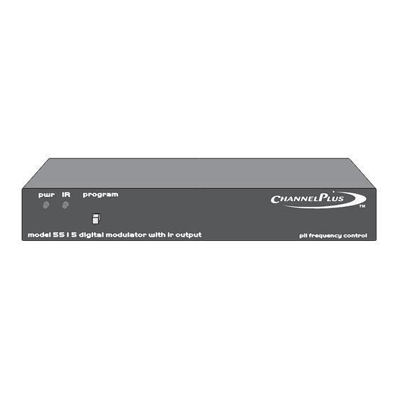 Channel Plus 5515 Installation Manual