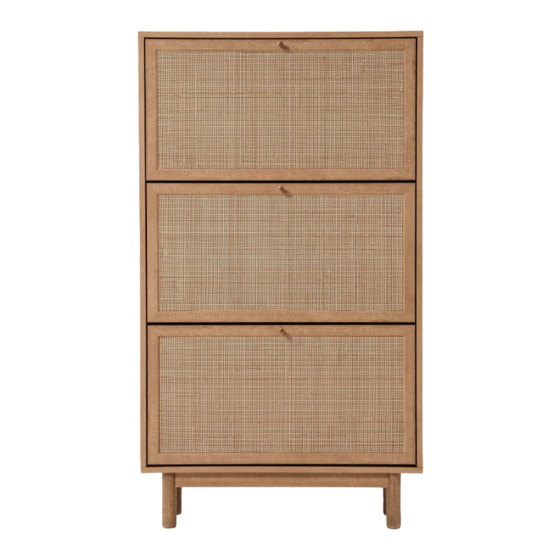 mopio HANNAH SHOE CABINET Assembly Instructions Manual