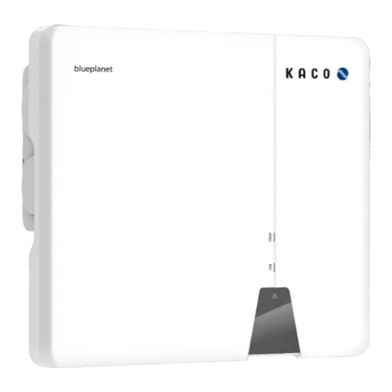Kaco blueplanet 3.0 NX3 M2 Manual