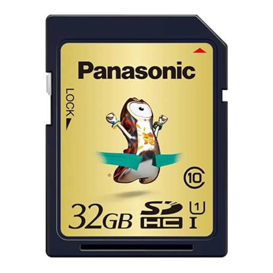 Panasonic RP-SDU32GD1K Operating Instructions Manual