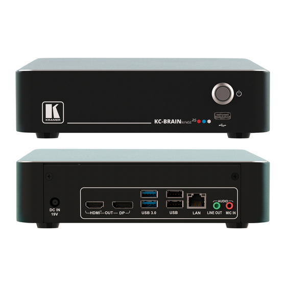 Kramer KC-BRAINware-25 Quick Start Manual