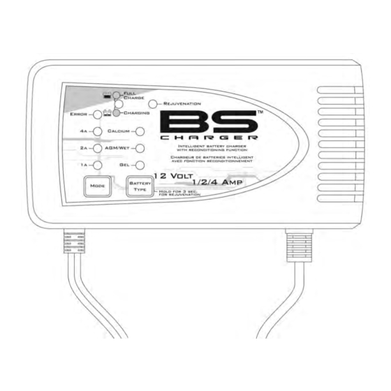 BS Charger BS40 Manuals