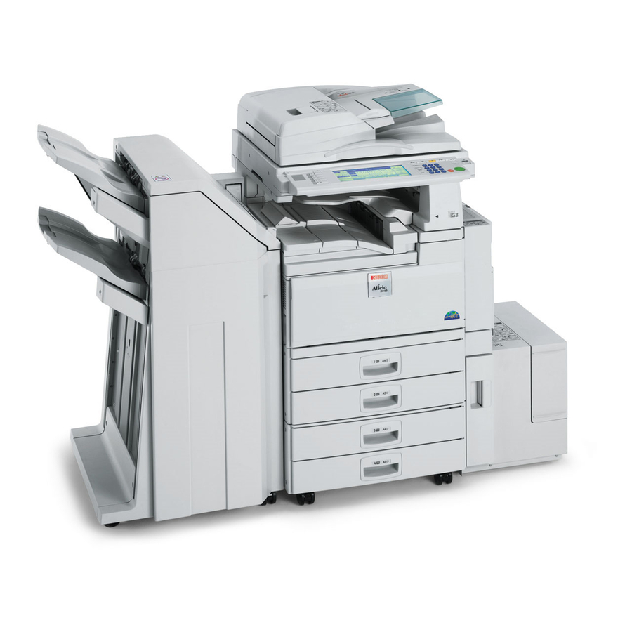 Ricoh 8045 Copy Reference Manual