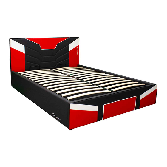 X Rocker CERBERUS GAMING OTTOMAN BED Assembly Instruction Manual