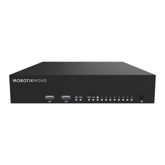 Mobotix MOVE NVR-8 Quick Installation