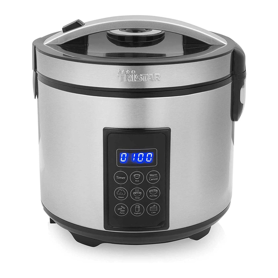 TRISTAR RK6138 INSTRUCTION MANUAL Pdf Download ManualsLib