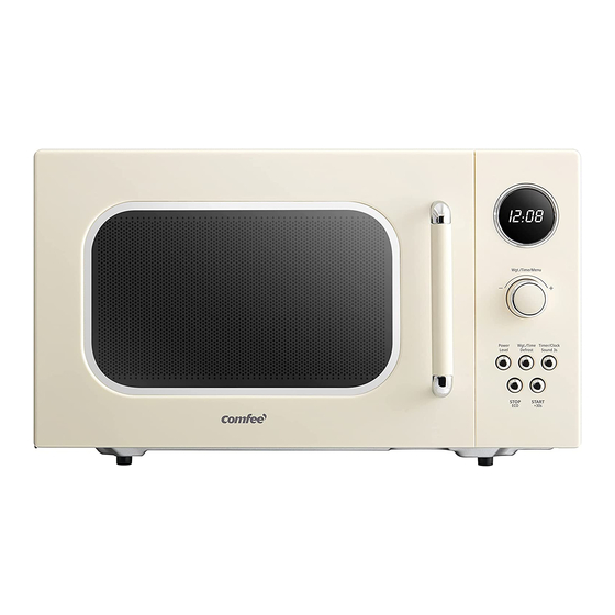 Comfee CMO-C20M1WH Countertop Microwave Oven, 0.7 Cu Ft, Modern White
