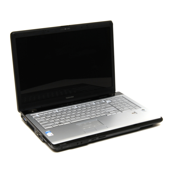 TOSHIBA SATELLITE PRO P200 SERIES USER MANUAL Pdf Download | ManualsLib