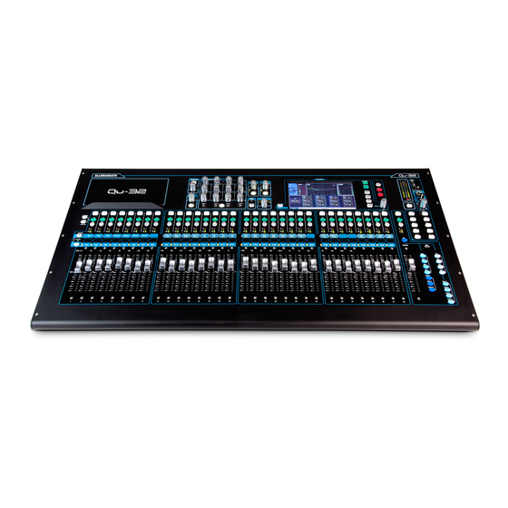 ALLEN & HEATH QU SERIES SERVICE MANUAL Pdf Download ManualsLib