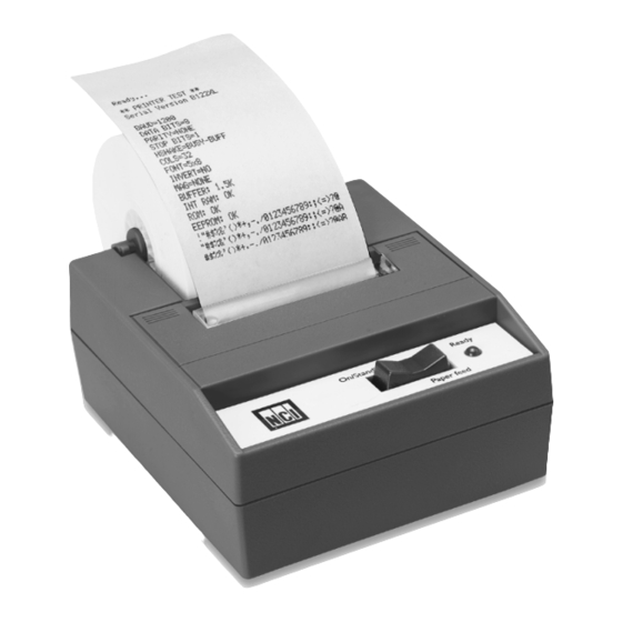 NCI MINIPRINTER 122 SERIES USER MANUAL Pdf Download | ManualsLib