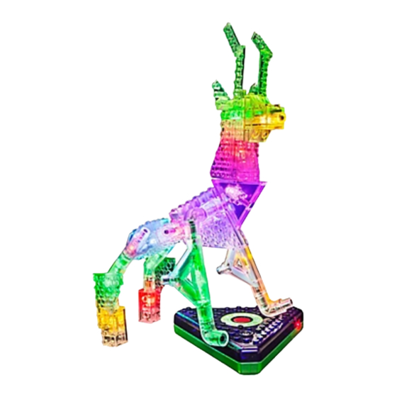 LASER PEGS NATIONAL GEOGRAPHIC ANIMALS THOMSON'S GAZELLE ASSEMBLY