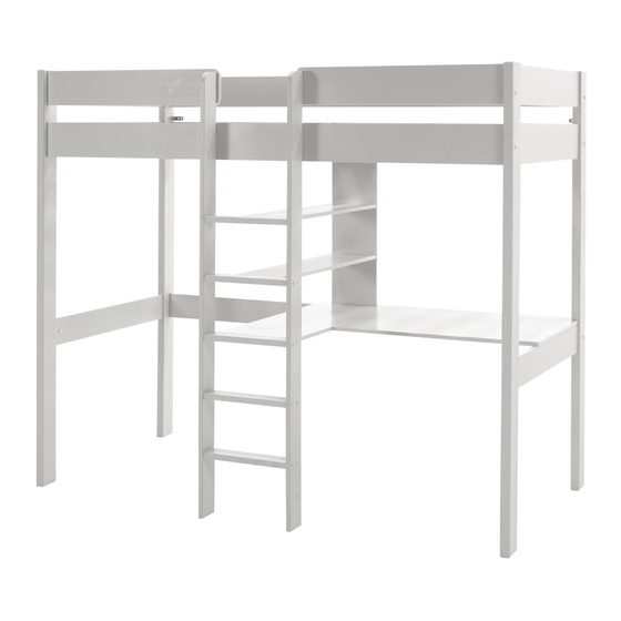 User Manuals: VIPACK PIOLZZ14-17 Children's Loft Bed