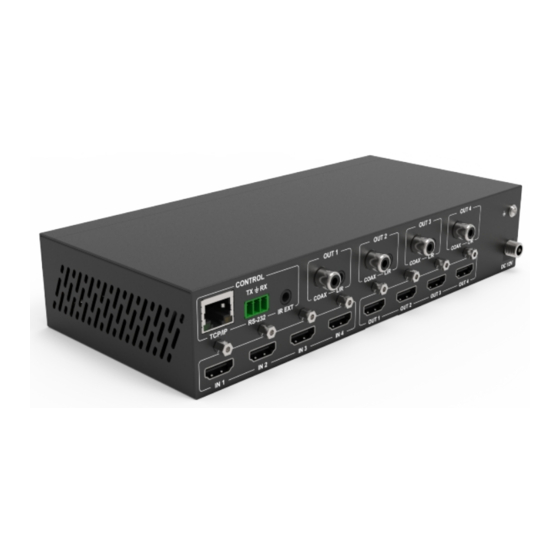 Scion-Tech SC04.MX44+ 4x4 HDMI Matrix Manuals