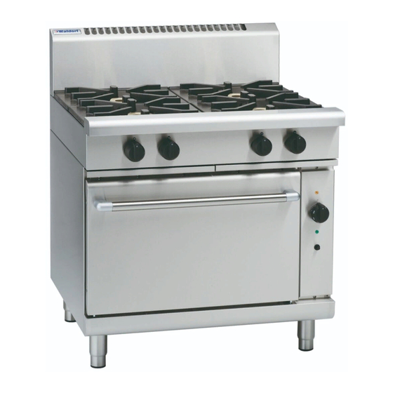 Waldorf RN8910GC Installation And Operation Manual