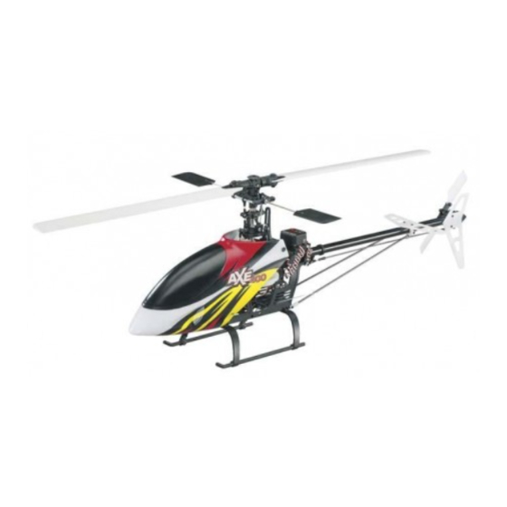 Heli-Max AXE 400 RTF Instruction Manual
