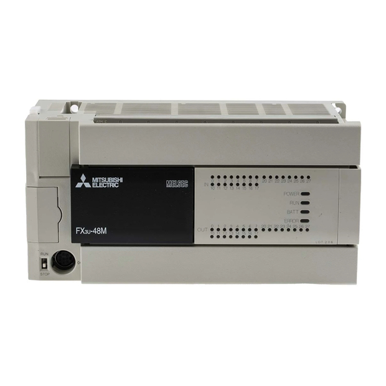 Mitsubishi FX3U SERIES Hardware Manual