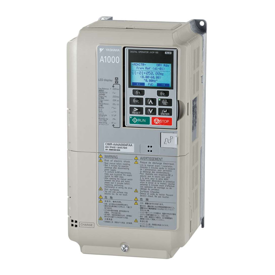 YASKAWA A1000 Quick Start Manual