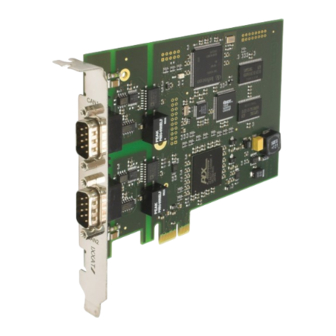 HMS IXXAT iPC-I XC16/PCIe Manual