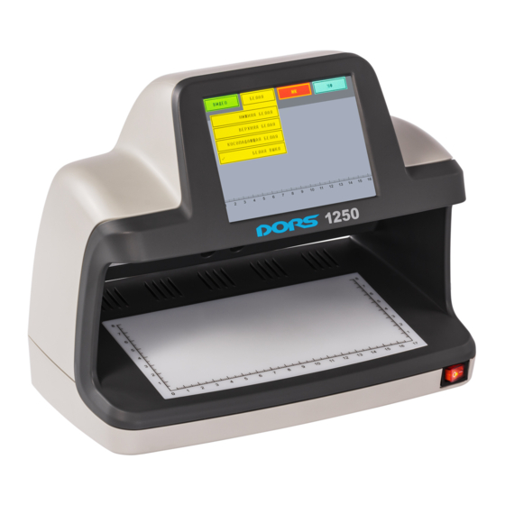 Dors 1250 User Manual