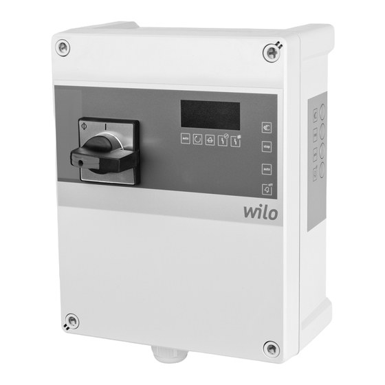 Wilo -Control MS-L Installation And Operating Instructions Manual