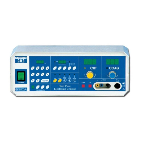Gima DIATERMO MB202 Instruction Manual