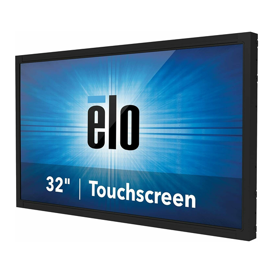 ELO TOUCH SOLUTIONS 3243L USER MANUAL Pdf Download ManualsLib