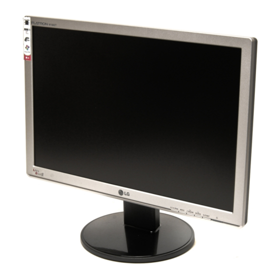 LG W1942TT USER MANUAL Pdf Download | ManualsLib
