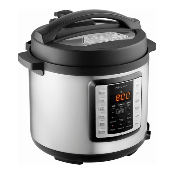 Insignia™ 6qt Multi-Function Pressure Cooker Stainless Steel NS-MC60SS9 -  Best Buy